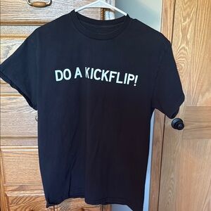 M boys do a kickflip t-shirt